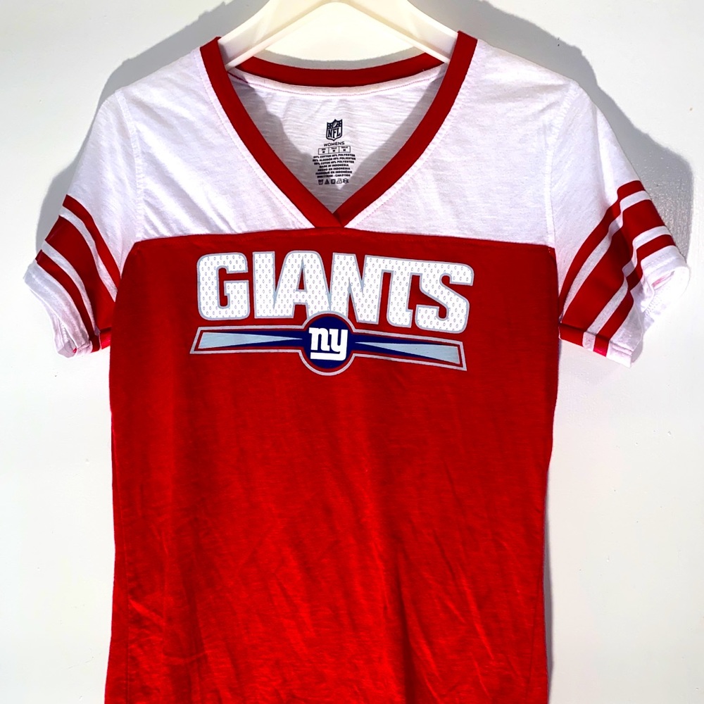 NEW YORK GIANTS Reebok T-Shirt Ladies Medium NFL